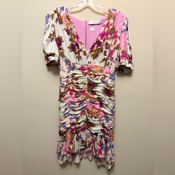 ADELYN RAE Spring Above Rouched Floral Mini Dress - Picture 3 of 9